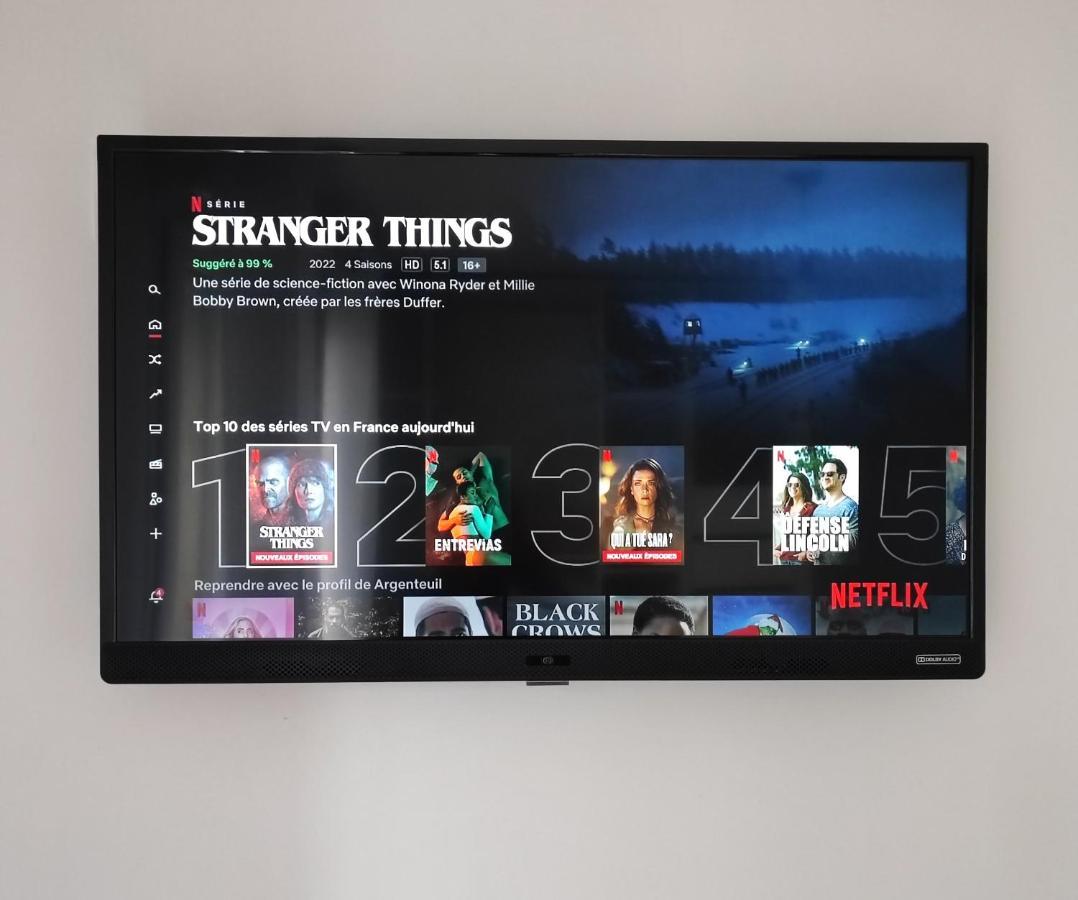 Chic Et Moderne+Wifi+Netflix Apartment Аржантьой Екстериор снимка
